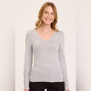 XCVI Werley Long Sleeve Shirt Top Blouse